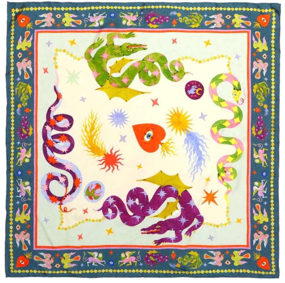 Lou Snake Scarf - One size