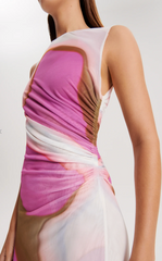 Italian Watercolour Dress - Size 10