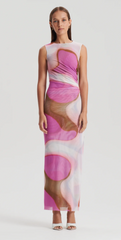 Italian Watercolour Dress - Size 10