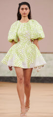Botanical Applique Mini Dress - Size 10