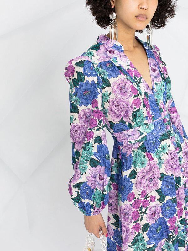 Poppy Plunge Midi - Size 12