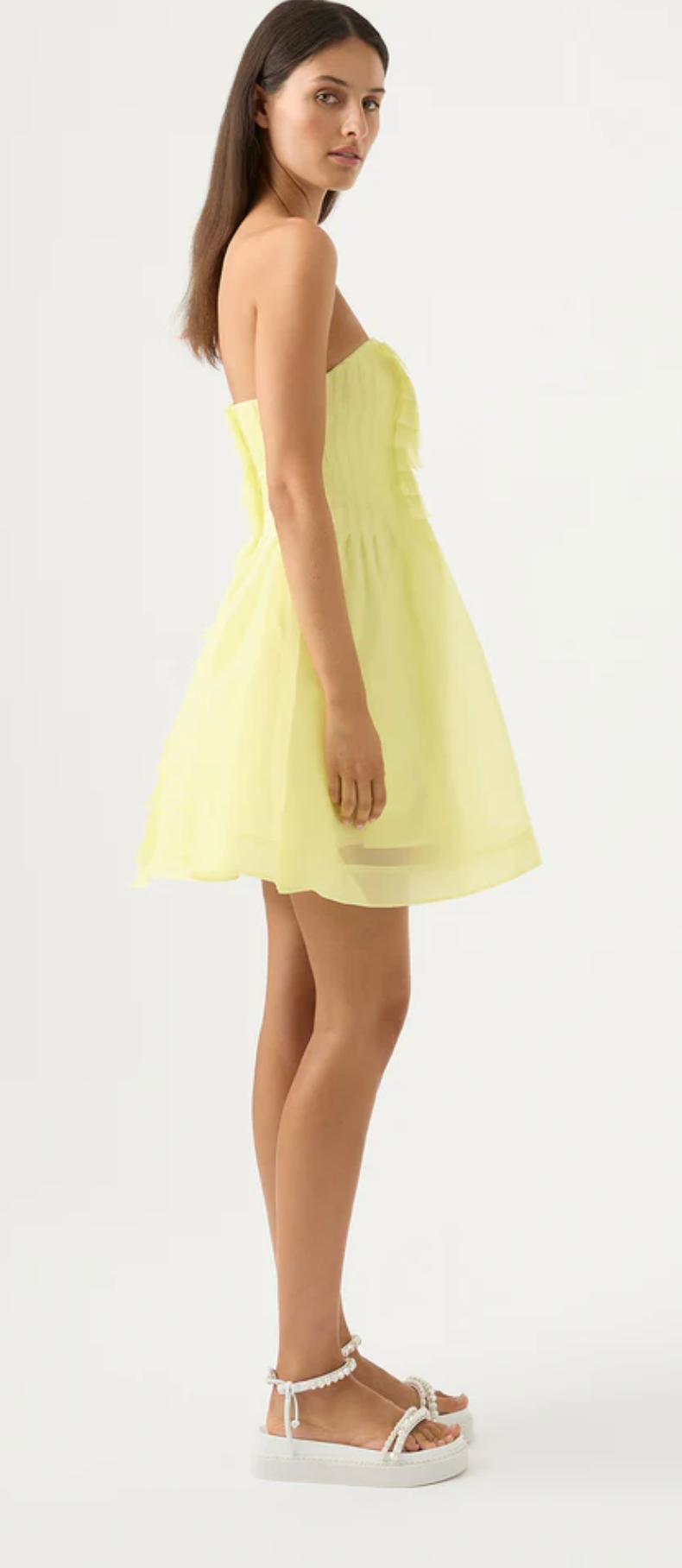Astrid Strapless Mini Dress - Size 10