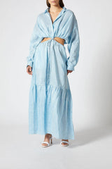 Striped Cotton Voile Set - Size 8