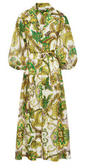 Octavia V Neck Shirt Dress - Size 8