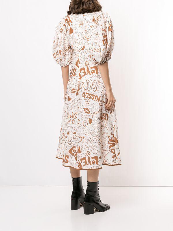 Linen Day Graffiti Midi - Size 10