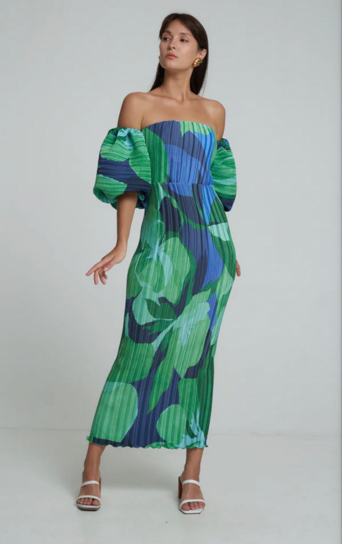 Sirene Sleeveless Gown - Capri Green - Size 10