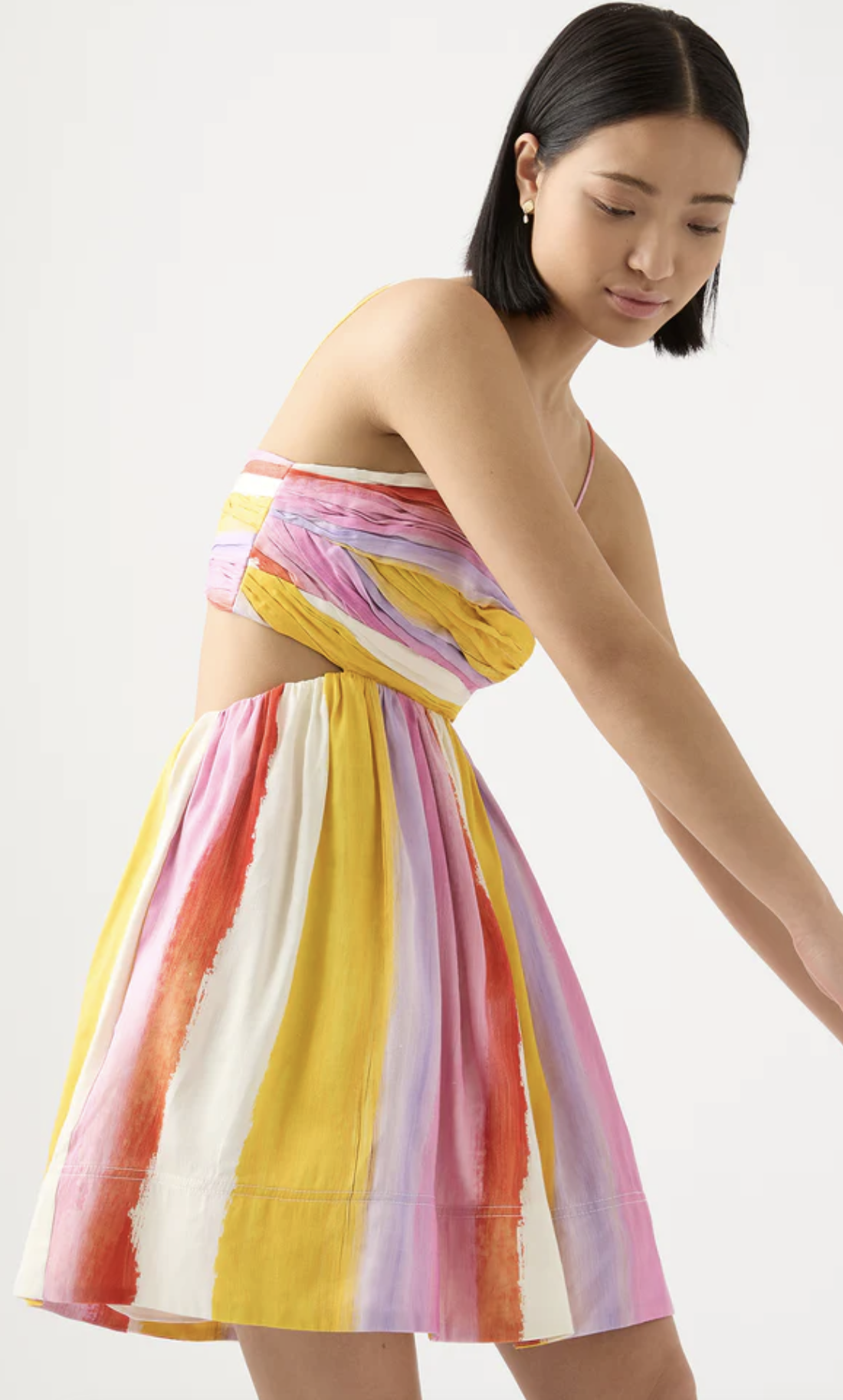 Liza Ruched Baby Doll Dress - Size 10