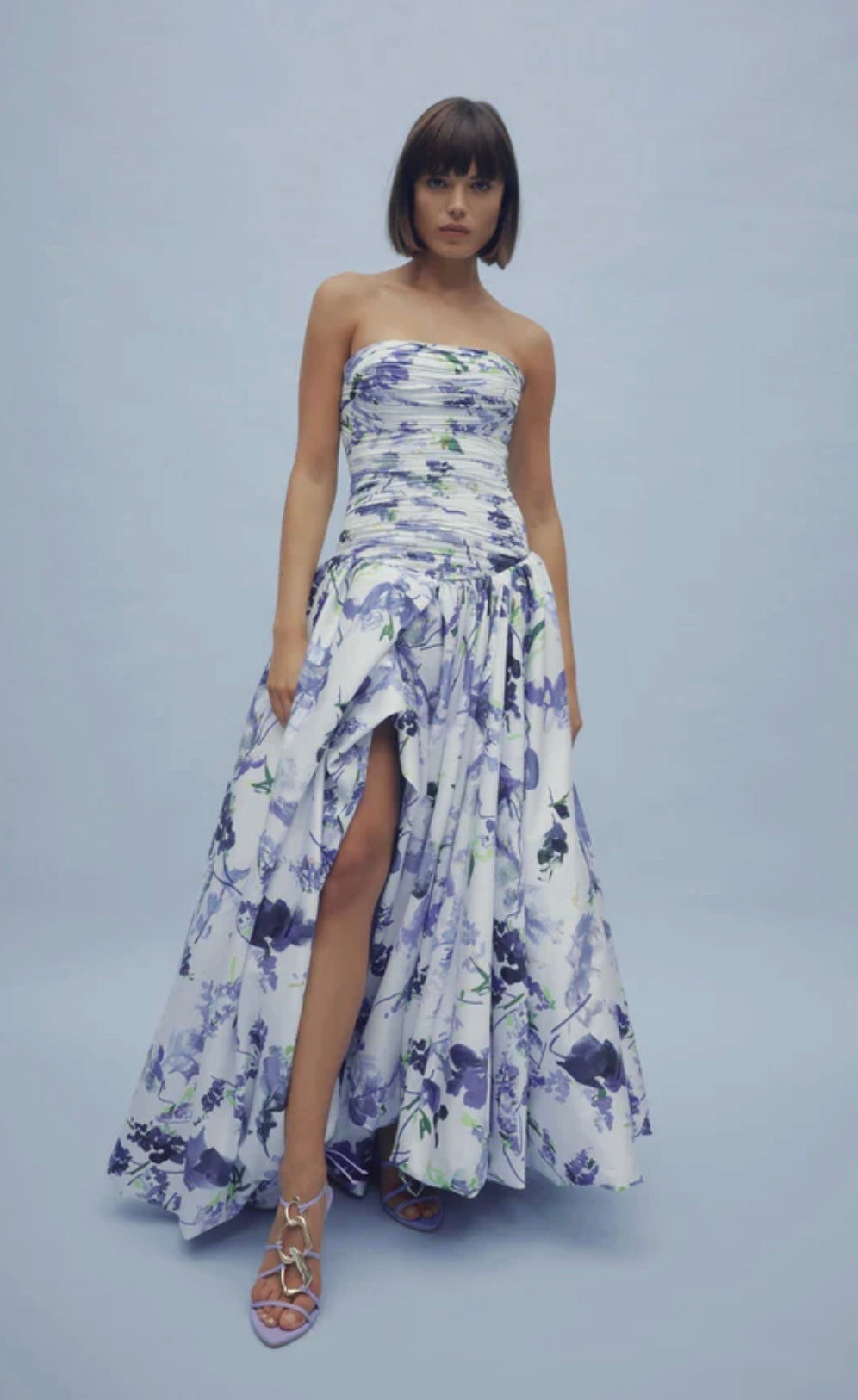 Violette Bubble Hem Maxi Dress - Size 10
