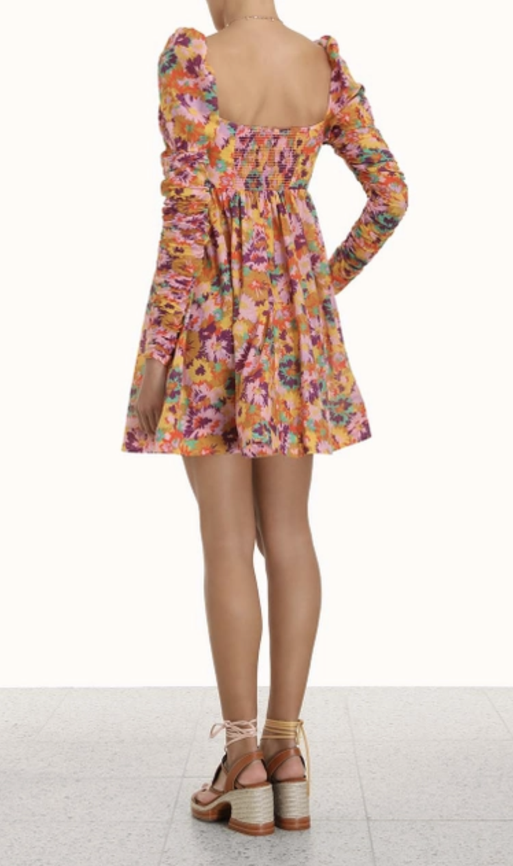 Long Sleeved Baby Doll Dress - Size 10