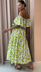 Lady Luck Dress in Lemon - Size 8