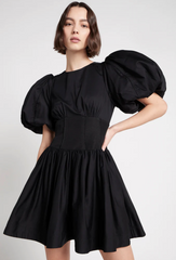 Gianna Puff Sleeve Mini Dress - Size 10