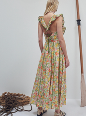 Cabana Midi Apron Dress - Size 12