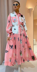 Cleo Patchwork Dress - Size 10