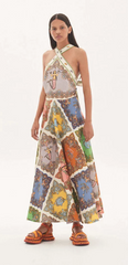 Trippy Troppo Halter Midi Dress