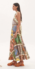 Trippy Troppo Halter Midi Dress