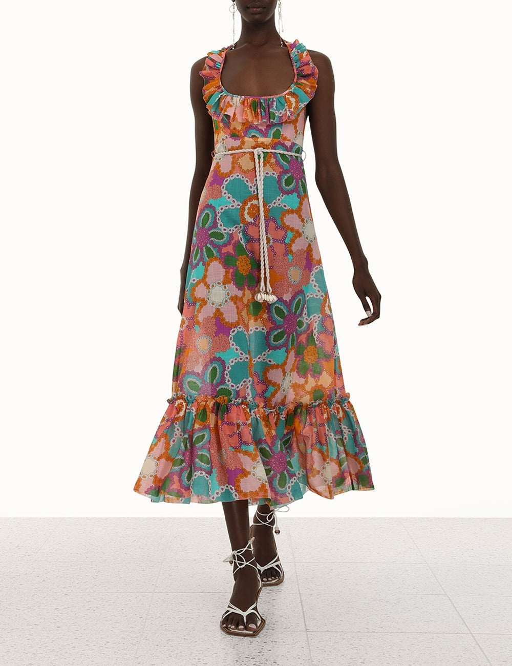 Lola Picnic Floral Dress - Size 10