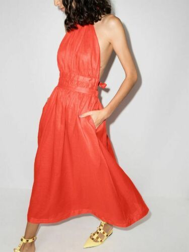 Shelly Halter Bow Midi - Size 14