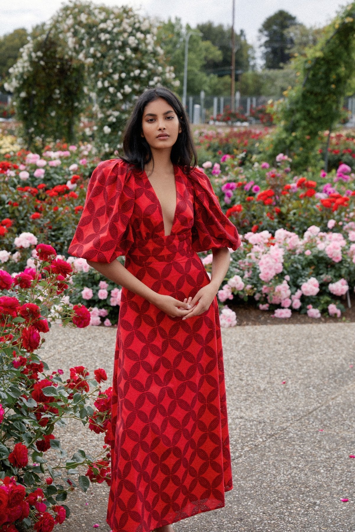 Red dress clearance size 10