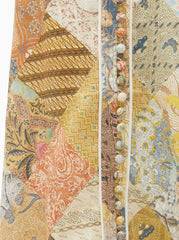 Brightside Patchwork Linen Dress - Size 10